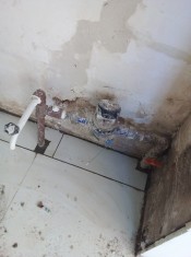 HIDRÔMETRO COM NOVA TUBULAÇÃ HIDRAULICA