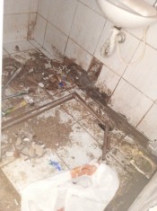 WC COM NOVA INSTALAÇÃO HIDRAULICA